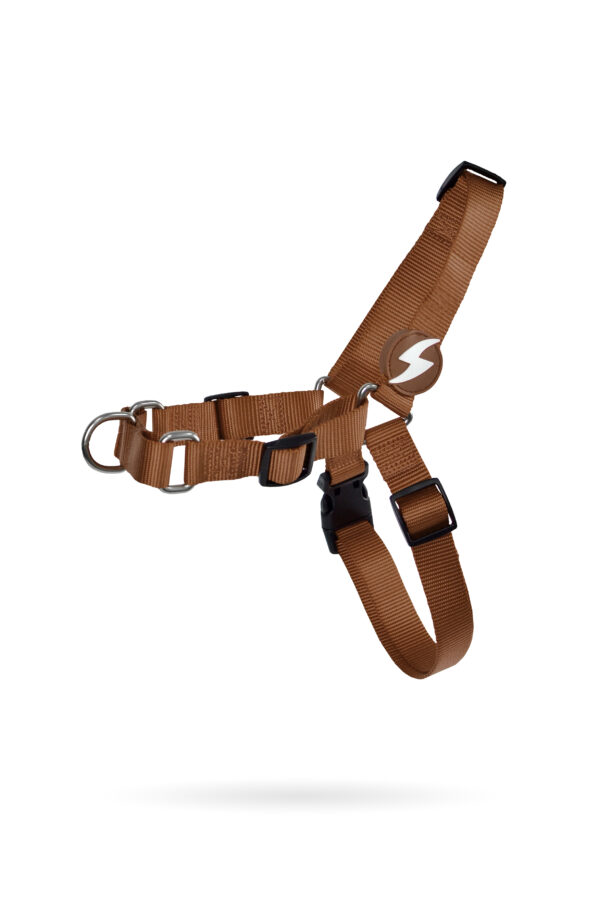 Solid Brown Front Harness